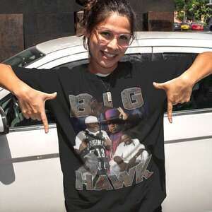 Big Hawk Rapper Hip Hop Fan Graphic T-Shirt